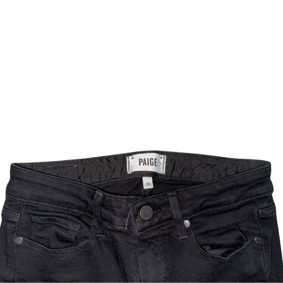 PAIGE Hoxton Ultra Skinny - Black Shadow - Picture 8 of 9